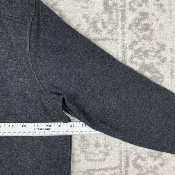 Eddie Bauer Hoodie Women's Gray Pullover Loop Button Long Sleeve Size Large - Picture 4 of 6